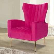 Cerise pink armchair hot sale